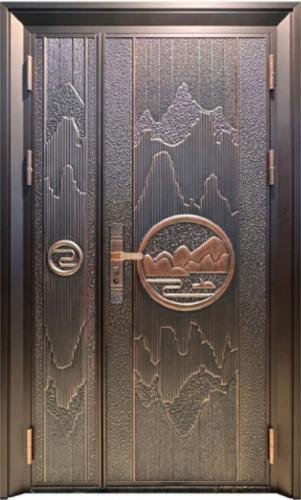 YJJ-FG073氟碳粗砂典雅金+铸铝板