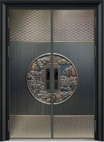 YJJ-FG107星空黑+精雕铝板