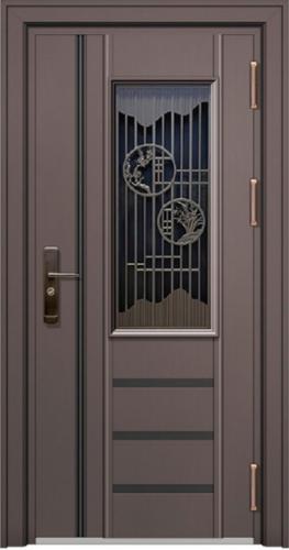 YJJ-YZ088直线条褐金+喷砂灰色